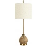 Nej-koberce Dekorační lampa ELIA 01 béžová / zlatá – Hledejceny.cz