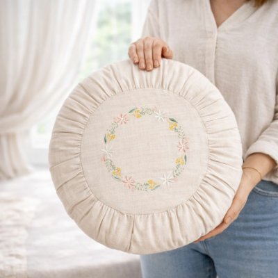 HOMLA Bavlněný polštář Banfi s výšivkou 38cm – Hledejceny.cz