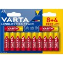 VARTA Longlife Max Power AA 12ks 4706101462