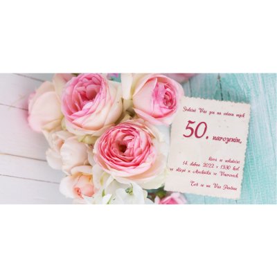 Pozvánka DL 023 – Zboží Dáma