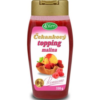 4Slim Čekankový topping malina 330 g – Zbozi.Blesk.cz