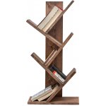 Knihovna Cemo Wooden Walnut – Zboží Dáma