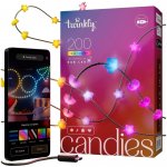 Twinkly TWKH200RGB-G LED RGB Stmívatelný vánoční řetěz 200xLED 14 m USB Wi-Fi TW0055 – Hledejceny.cz