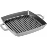 Staub Litinová čtvercová grilovací s uchy 28x28cm – Sleviste.cz