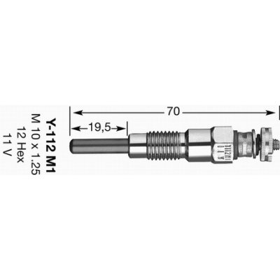 Žhavící svíčka NGK Y-112M1 – Hledejceny.cz