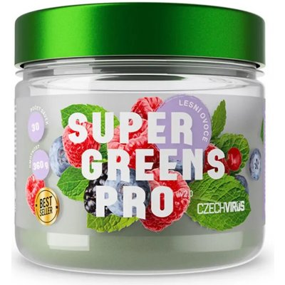 Czech Virus Super Greens PRO V2.0 360 g Grapefruit – Hledejceny.cz