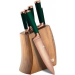 BERLINGERHAUS Emerald Collection BH-2645 Sada nožů v dřevěném bloku 7 ks – Zboží Mobilmania