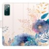Pouzdro a kryt na mobilní telefon Pouzdro iSaprio Flip s kapsičkami na karty - Ornamental Flowers 03 Samsung Galaxy S20 FE