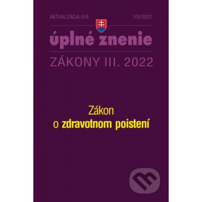 Aktualizácia III/6 / 2022 - Zdravotné poistenie - Poradca s.r.o. – Zbozi.Blesk.cz