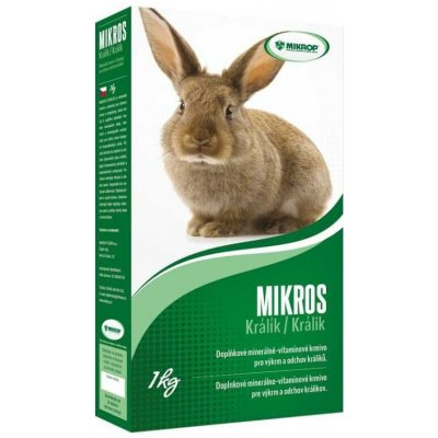 Mikrop Čebín Mikrop Mikros Králík plv 1 kg – Zboží Dáma