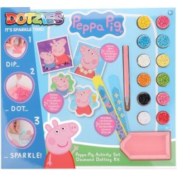 DIAMOND DOTZ DOTZIES Diamantové malování Velká sada Peppa Pig DTZ10010