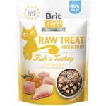 Brit Raw Treat Cat Hair & Skin Fish & Turkey 40 g – Sleviste.cz
