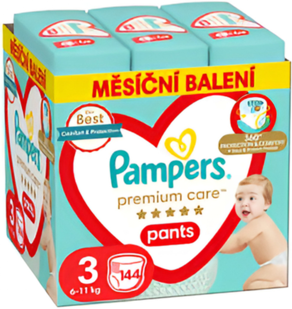 Pampers Pants Premium Care 3 144ks