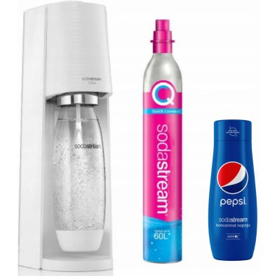 SODASTREAM TERRA bílý PEPSI pack – Zbozi.Blesk.cz