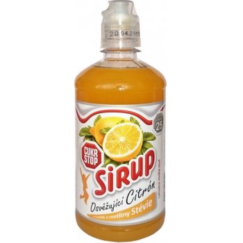 CukrStop Sirup osvěžující Citron 650 g