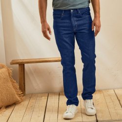 Blancheporte džíny s elastickým pasem tmavě modrá