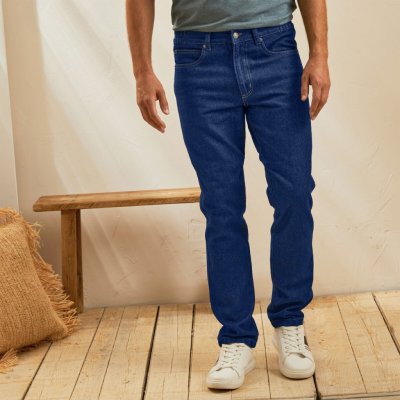 Blancheporte džíny s elastickým pasem tmavě modrá – Zboží Mobilmania