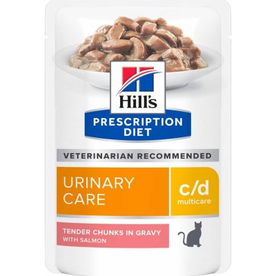 Hill's Prescription Diet C/D MultiCare Salmon 12 x 85 g – Zboží Mobilmania