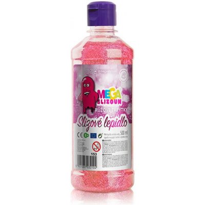 MEGASLIZOUN PVA slizové lepidlo RŮŽOVÉ TŘPYTKY 500ml – Hledejceny.cz