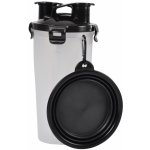 Love Story cestovní set pro psy a kočky láhev a miska 22,5 cm – Sleviste.cz