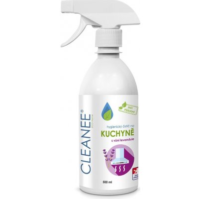 CLEANEE ECO hygienický čistič na KUCHYNĚ LEVANDULE 500 ml – Zbozi.Blesk.cz