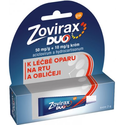 Zovirax Duo 50 mg/g 10 mg/g krém drm.crm. 1 x 2 g – Zboží Dáma
