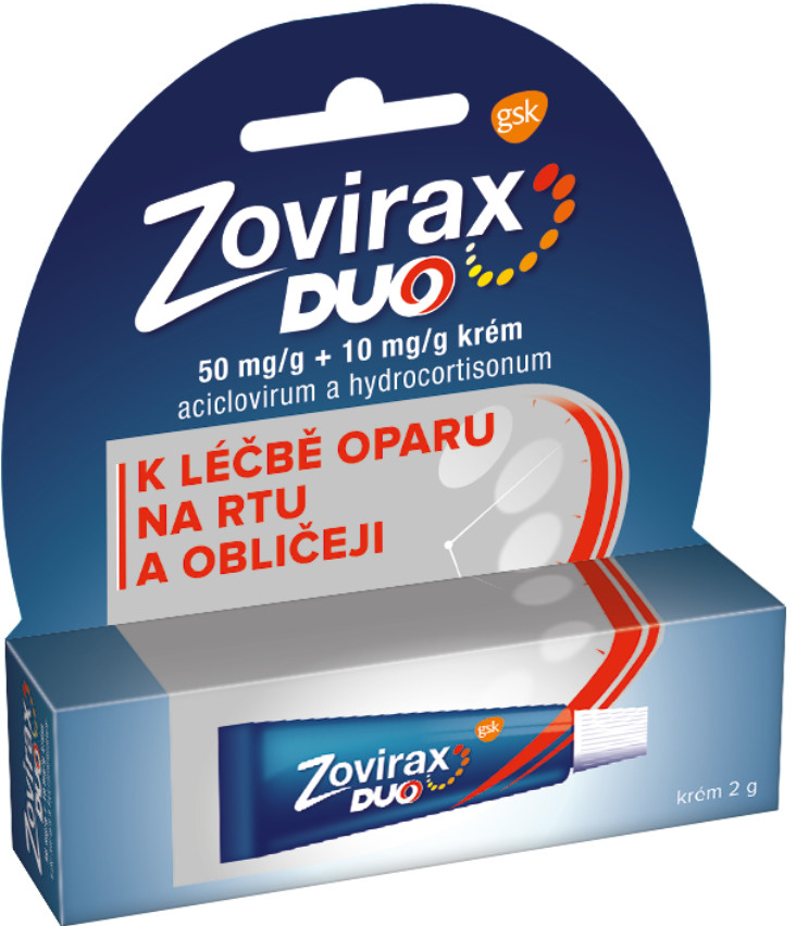 Zovirax Duo 50 mg/g 10 mg/g krém drm.crm. 1 x 2 g od 136 Kč - Heureka.cz
