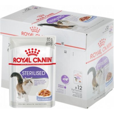 Royal Canin Feline Sterilised Jelly 12 x 85 g – Zboží Mobilmania