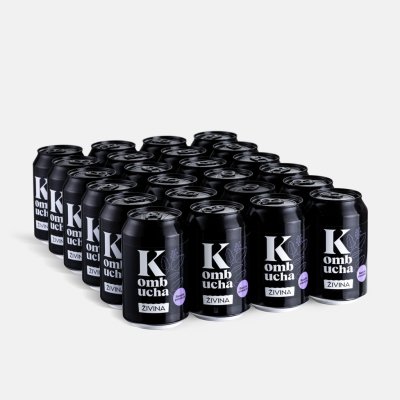 Živina Kombucha Bazalka posvátná 24 x 330 ml – Hledejceny.cz