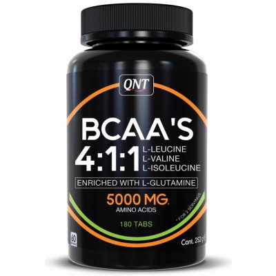 QNT BCAA S 4:1:1 + Glutamin 180 kapslí