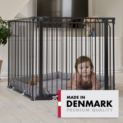 Baby Dan ohrádka Square playpen černá+matrace – Zboží Dáma