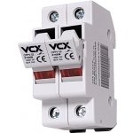 VCX CFPV-32 pojistkový odpojovač, 2P, 32A, 1kV se signalizací, na DIN lištu – Zbozi.Blesk.cz