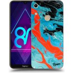 Pouzdro Picasee silikonové Honor 8A - Blue Magma černé – Zboží Mobilmania