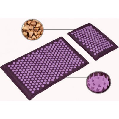 Ortek Akupunkturní podložka "Ortek" Sada podložka + polštářek aplikátor Kuzněcova – Zbozi.Blesk.cz