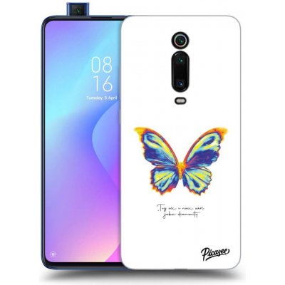 Picasee silikonové Xiaomi Mi 9T (Pro) - Diamanty White černé – Zbozi.Blesk.cz