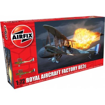 Airfix Royal Aircraft Factory B.E.2 C Clasic Kit letadlo A02101 1:72 – Zboží Mobilmania