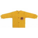 Mamatti Novorozenecká bavlněná košilka kabátek Hero hořčicová – Zboží Dáma