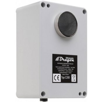 LAPKA Vodotěsný, ultrazvukový plašič na kuny, myši a potkany DRAGON ULTRASONIC C200 - napájení přes 6V adaptér v balení