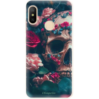 Pouzdro iSaprio - Skull in Roses - Xiaomi Mi A2 Lite – Zboží Mobilmania
