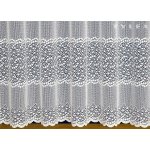 Žakárová záclona A3891 bílá 120 cm – Zboží Mobilmania