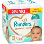 Pampers Premium Care 3 216 ks – Zboží Dáma