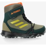 adidas dětské boty Terrex Snow Velcro RAIN.RDY Winter focus oliv/puls oliv/im orange – Sleviste.cz