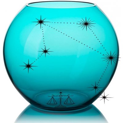 Skloglass Horoskop Váza 150mm VÁHY Barvy: Alexandrite – Hledejceny.cz