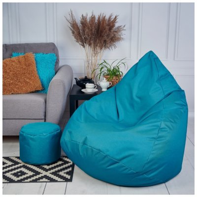 Supplies sedací pytel outdoor relax tyrkysová – Sleviste.cz