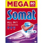 Somat All in 1 Lemon & Lime tablety do myčky na nádobí 80 tablet 1440 g – Hledejceny.cz