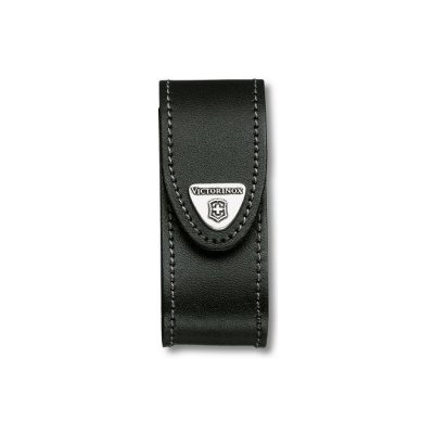 Victorinox 4.0520.3 černé kožené pouzdro 91mm – Zboží Mobilmania