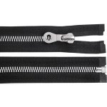 Prima-obchod Kostěný zip, imitace kovu No 8 délka 80 cm bundový, barva 322 černá – Hledejceny.cz