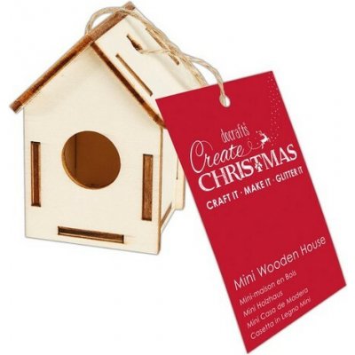 WEST DESIGN West Design Domeček 3D - dřevěná dekorace 1 ks – Hledejceny.cz