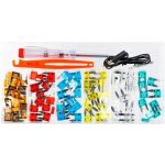 Pojistky mini nožové sada 92ks 5-30 Amp + zkoušečka + pinzeta – Sleviste.cz