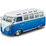 Bburago Plus Volkswagen Van Samba modrá bílá 1:32 – Sleviste.cz
